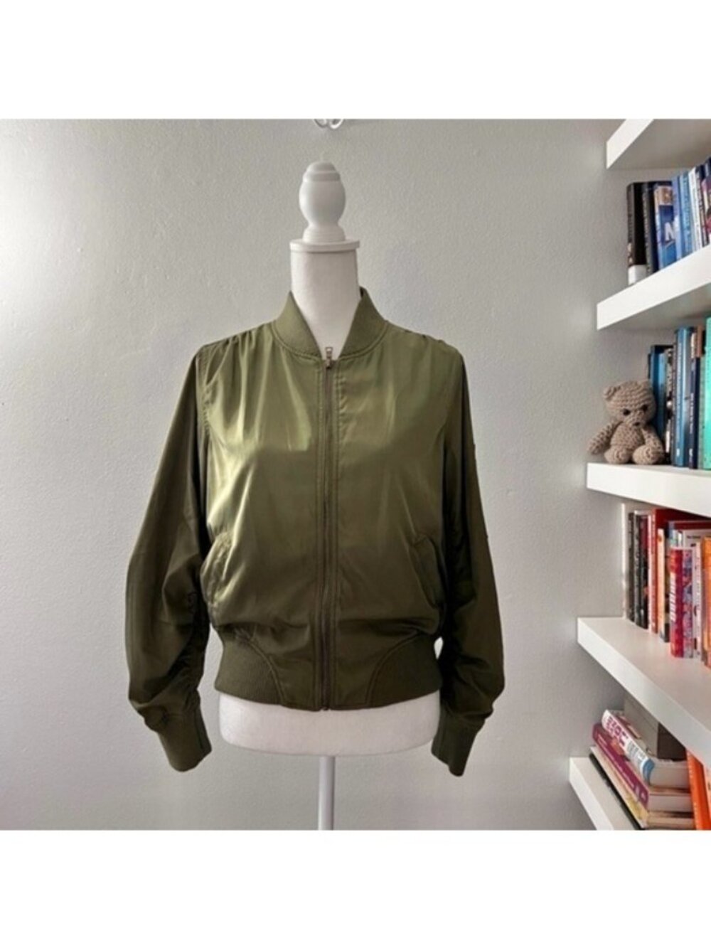 On The Road green bomber jacket, size small